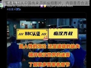 运营者每月从中国传来百部偷拍影片，内容是否合法？