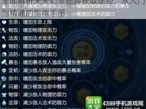 全面解析天天幻灵翅膀获取途径：从入门到精通的指南手册