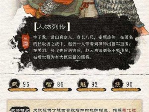 《三国志 14 赵云人物关系全解析：名将的传奇人生》