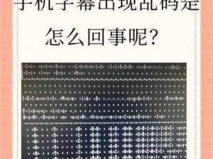 在 B 站看视频时为什么会出现中文字幕乱码和中文乱码的情况？该如何解决？