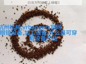 白洁为何被戴上绿帽？