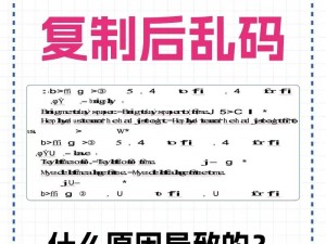 为什么中文乱码字幕会出现？如何解决？