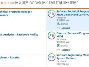 为什么国产 OOOVR 技术能够打破国外垄断？