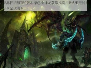 《魔兽世界怀旧服TBC版本绿色小神龙获取指南：B站绑定战网号领宠物网址分享全攻略》