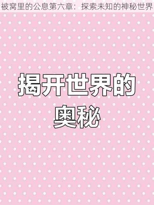 被窝里的公息第六章：探索未知的神秘世界