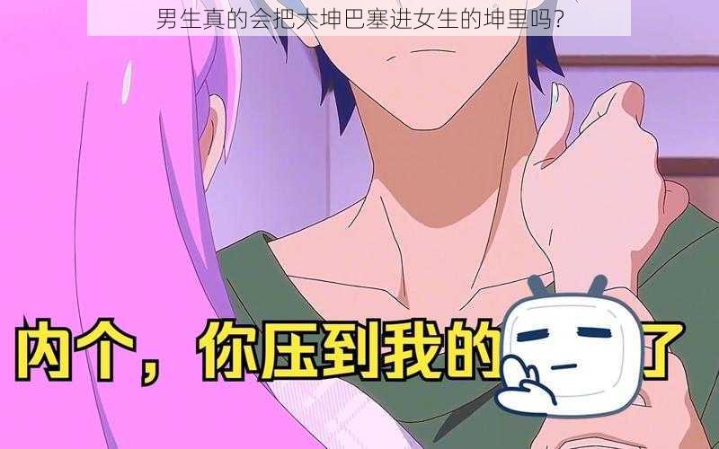 男生真的会把大坤巴塞进女生的坤里吗？