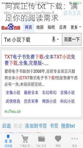 阿宾正传 txt 下载：满足你的阅读需求