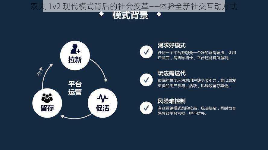 双夫 1v2 现代模式背后的社会变革——体验全新社交互动方式