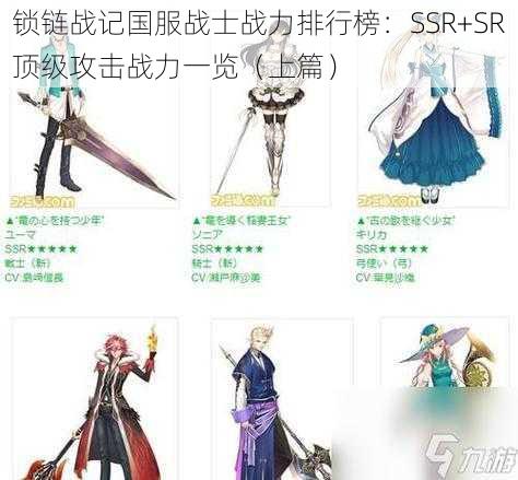 锁链战记国服战士战力排行榜：SSR+SR顶级攻击战力一览（上篇）