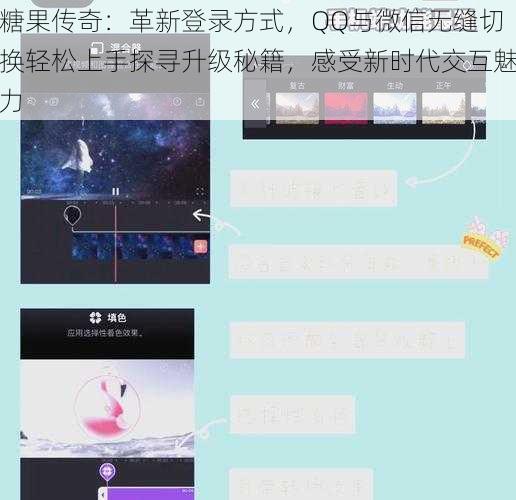 糖果传奇：革新登录方式，QQ与微信无缝切换轻松上手探寻升级秘籍，感受新时代交互魅力