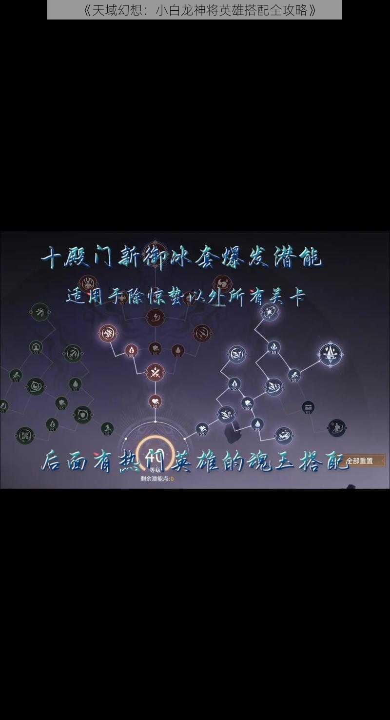 《天域幻想：小白龙神将英雄搭配全攻略》