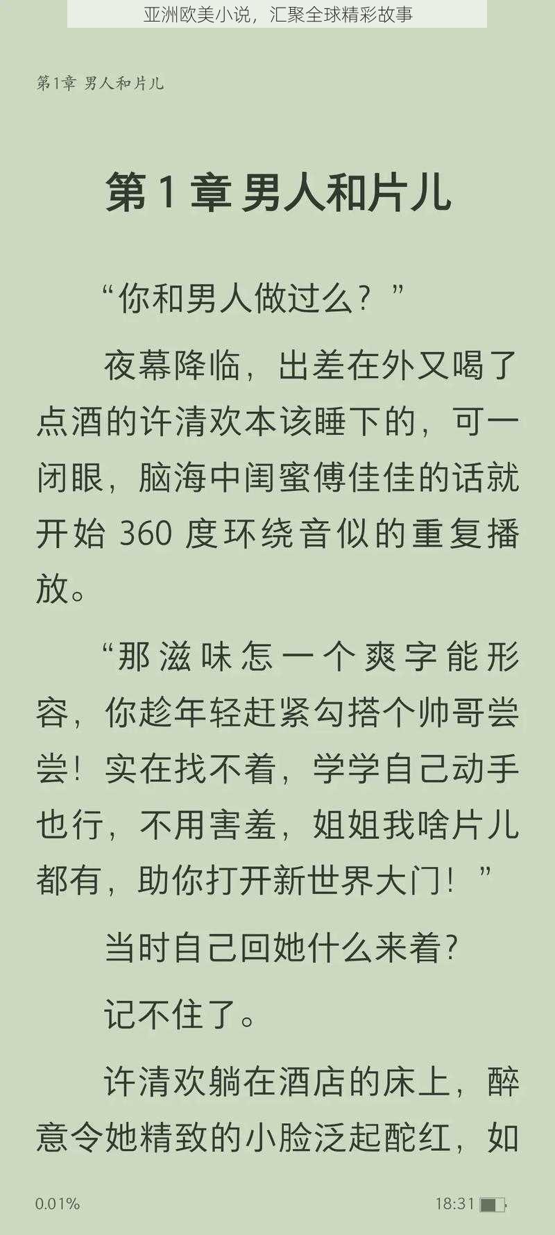 亚洲欧美小说，汇聚全球精彩故事