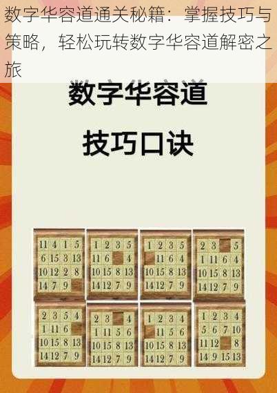 数字华容道通关秘籍：掌握技巧与策略，轻松玩转数字华容道解密之旅