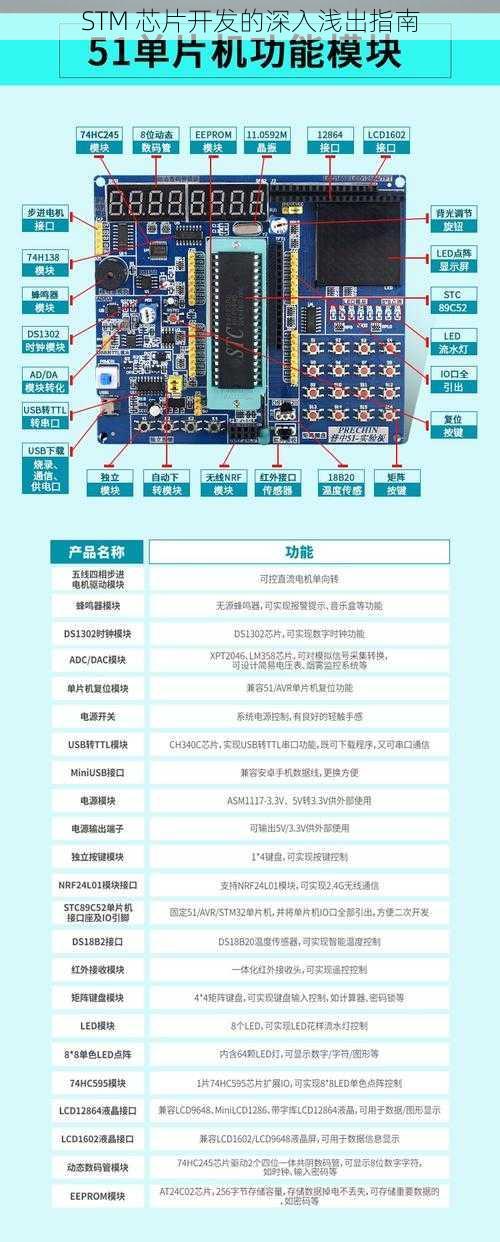 STM 芯片开发的深入浅出指南