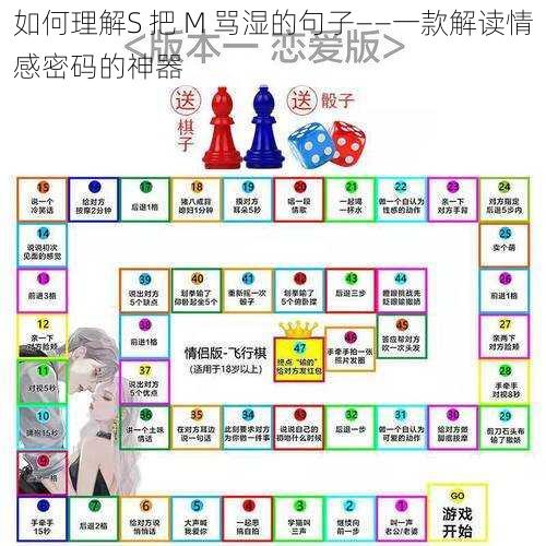 如何理解S 把 M 骂湿的句子——一款解读情感密码的神器