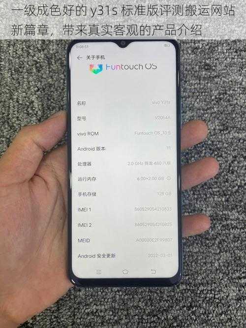 一级成色好的 y31s 标准版评测搬运网站新篇章，带来真实客观的产品介绍
