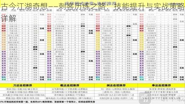 古今江湖奇想——刺客历练之路：技能提升与实战策略详解