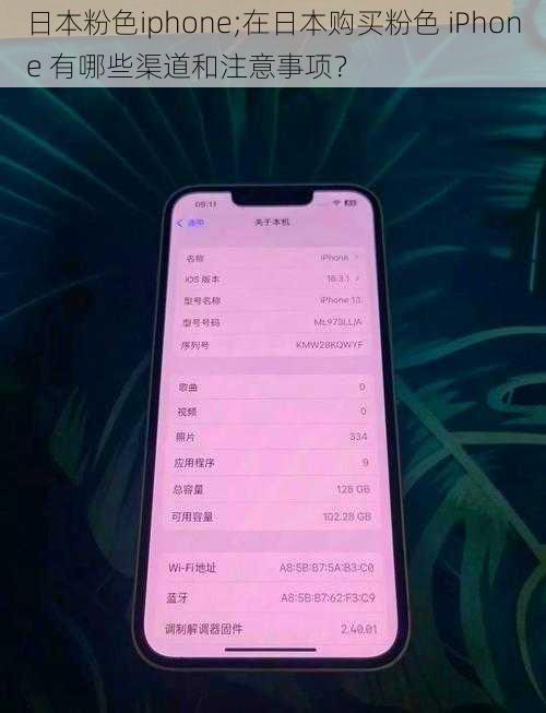 日本粉色iphone;在日本购买粉色 iPhone 有哪些渠道和注意事项？