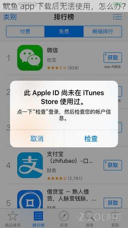 鱿鱼 app 下载后无法使用，怎么办？