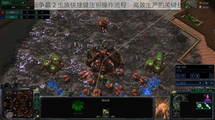 星际争霸 2 虫族快捷键注卵操作流程：高效生产的关键技巧