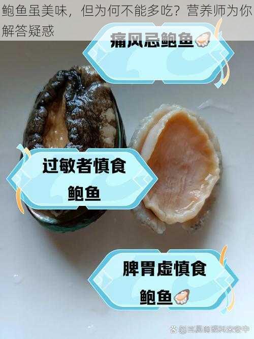 鲍鱼虽美味，但为何不能多吃？营养师为你解答疑惑