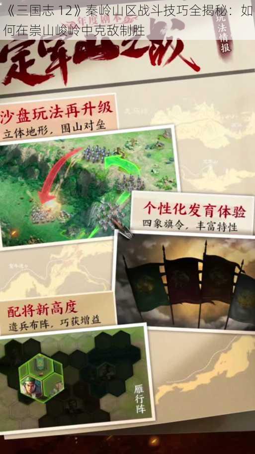 《三国志 12》秦岭山区战斗技巧全揭秘：如何在崇山峻岭中克敌制胜