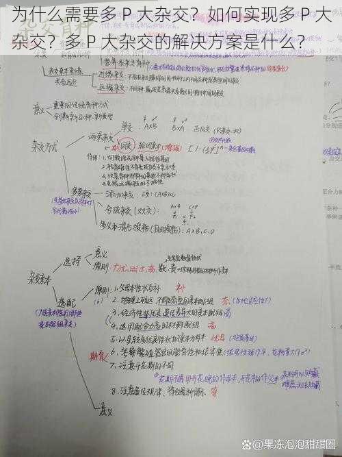 为什么需要多 P 大杂交？如何实现多 P 大杂交？多 P 大杂交的解决方案是什么？