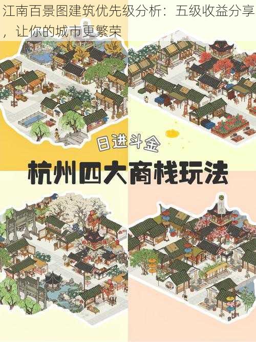 江南百景图建筑优先级分析：五级收益分享，让你的城市更繁荣