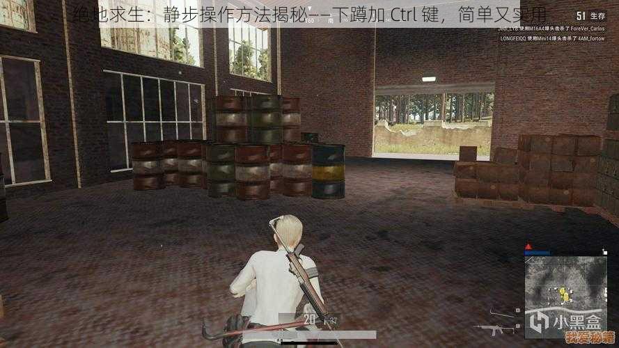 绝地求生：静步操作方法揭秘——下蹲加 Ctrl 键，简单又实用